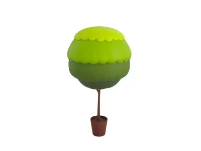 Tree In Pot 3D model