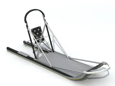 Dog Sled 3D model