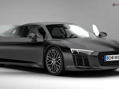 Audi R8 V10 2016 3D model