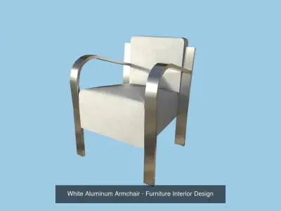 Armchair - 08 Textures - Furniture Interior Design 3D Model Collection