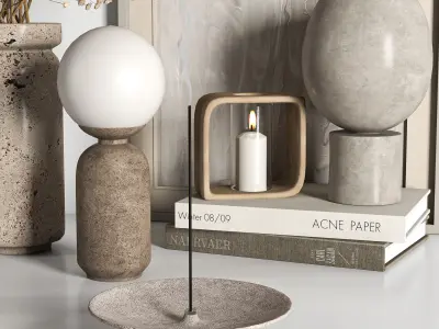 Decorative set 022 3D model