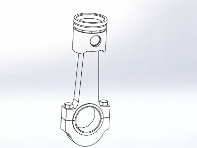 piston assembly 3D model