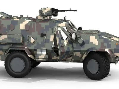 Dozor-b military vehicle 3D model