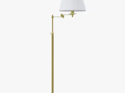 Visual Comfort Studio 1 Light Swing-Arm Floor Lamp 3D model