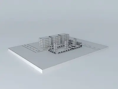 Skech-town-physics 12  Free 3D model