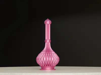 Decorative Bottle Vase 3D print model