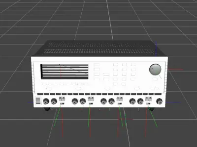 MX 100QP Bench Power Supply 3D model