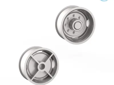 Tire Mold With Standard Wheels 3D print model