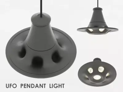 UFO Pendant Light 3D print model