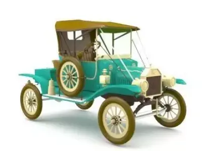 cartoon car 3D model