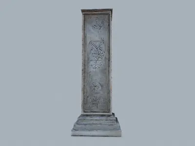 monolith Low-poly 3D model