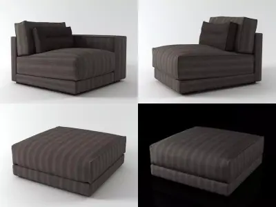 Dieke sofa 3D model