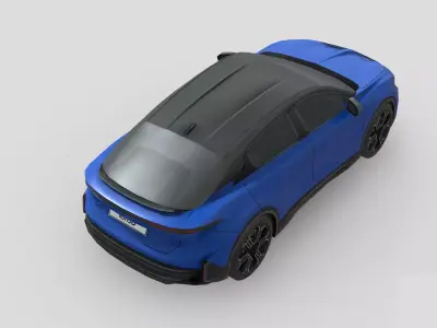 Low Poly Car - Alpine A390 GTS 2026 Low-poly 3D model