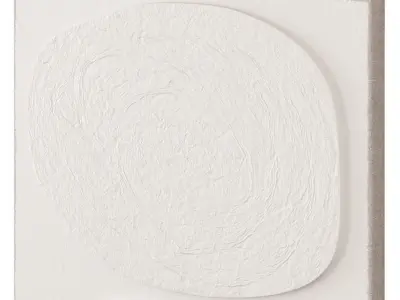 Modern Relief Artwork Set 3D model