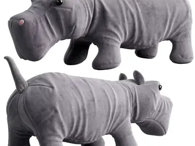 hippopotamus 3D model