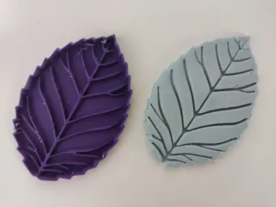 Cookie Cutter Biscuit Mold 02 - Rose Leaf 3D print model