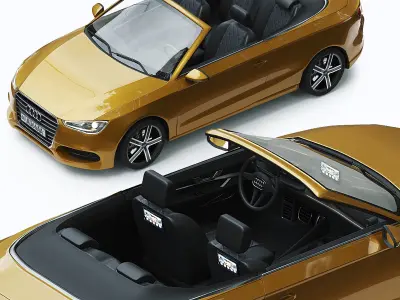 Audi C3 cabriolet 3D model