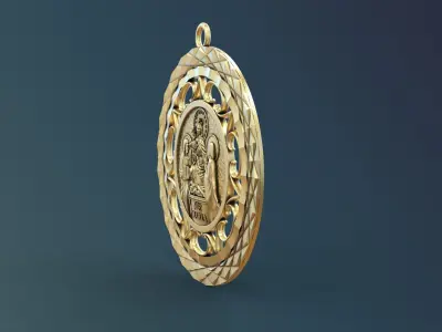 Ave Maria pendant  3D print model