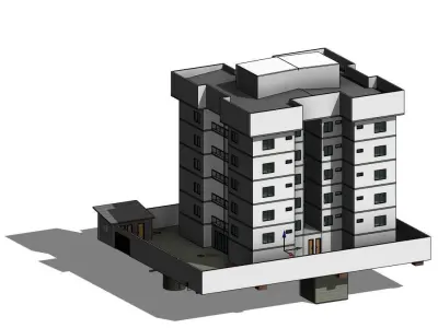 Architectural and hydrosanitary  - Arquitetura e hidros REVIT  3D model