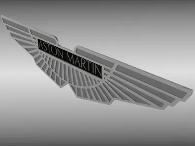 Aston Martin logo 3D model