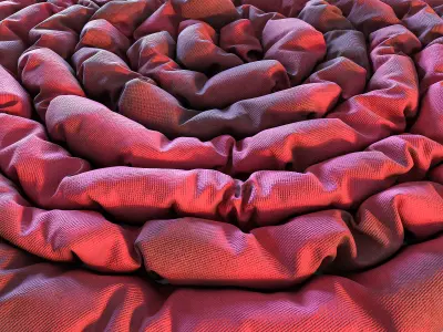 Carpet Round Low-poly 3D model purchase