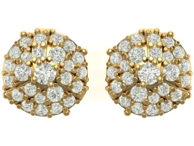 Earring 3D print model 28