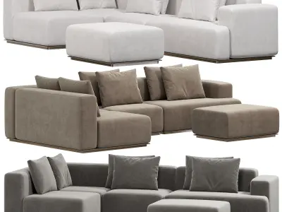 ZEPPELIN SOFA BY ADAM COURT 3D model