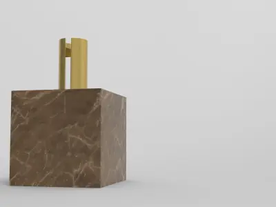 Huhu Candle Holder Low-poly 3D model