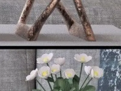 Living Room 2 3D model