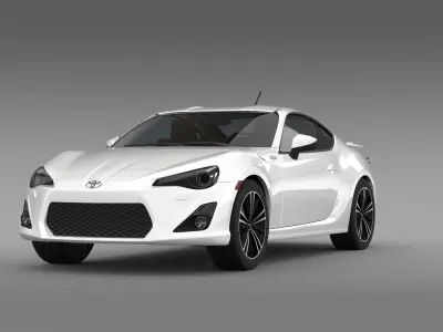 Toyota 86 GT Limited 2012 3D model