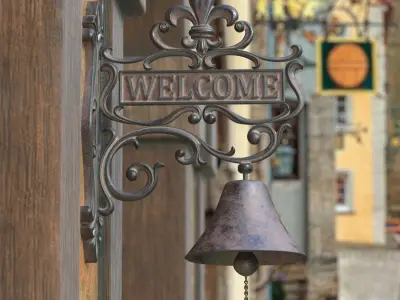 Doorbell Wall Mount 3D model