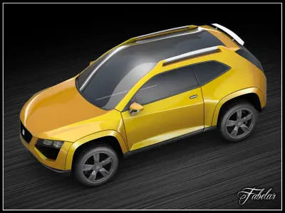 Seat Tribu concept 3D model