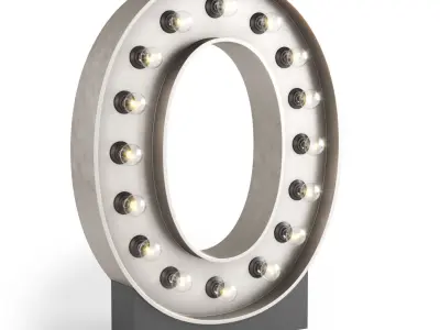 Decorative Letters 3D model