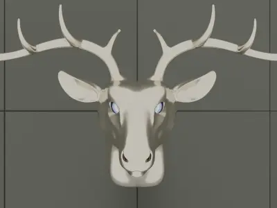 Deer Keyholder 3D print model