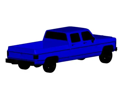 Chevrolet K30 1980 3D model