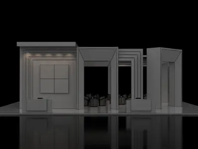 3D MODEL EXHIBITION STAND 3D model purchase