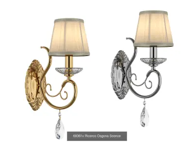 693 Ricerco Osgona Collection of Retro Lamps 3D Model Pack