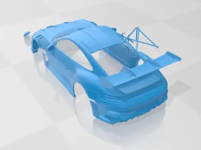 Porsche 911 GT3 RS 2022 - Body Car STL Model 3D print model