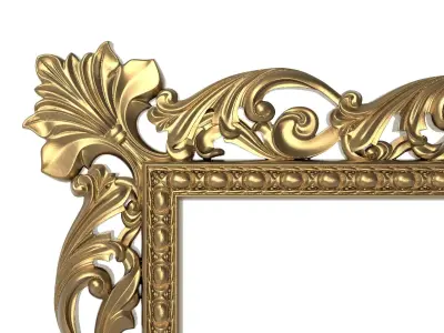 Carved Picture Frame 3D model