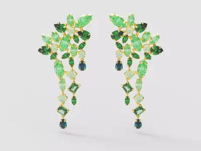 Drop Earring Design 3D print model
