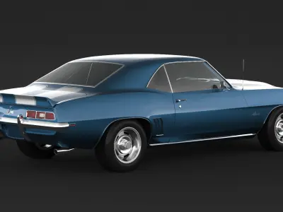 1969 Chevrolet Camaro z28 RS 3D model