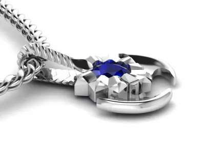 Scorpion pendant  3D print model