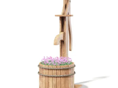 Decorative Water Pump 3D Model 3D model