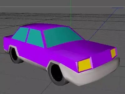 ALL COLOR CARS WITH FREE CAR ANIMATIONS 3D model