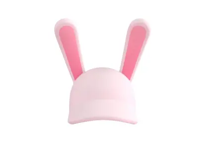 Rabbit Cap 3D model