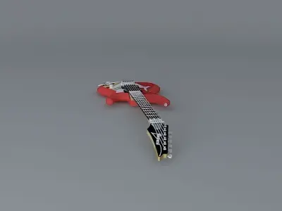 Ibanez Joe Satriani model guitar Free 3D model