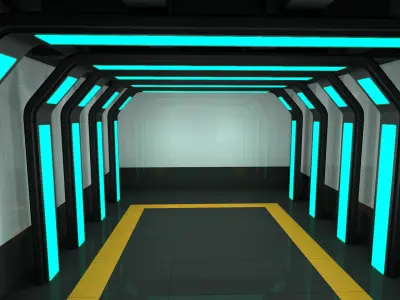 Room Parking lot 3D model