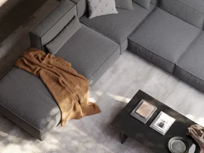 Virtual Location 001 - Cinema 4D Corona scene 3D model