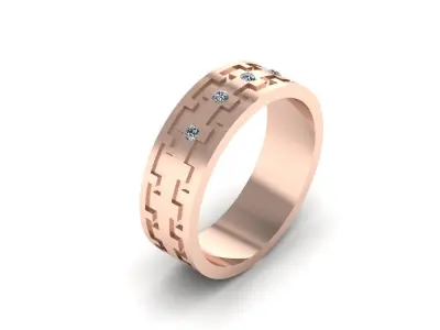Jewelry Ring  3D print model 3
