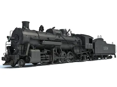 10 Train Collection 3D Models